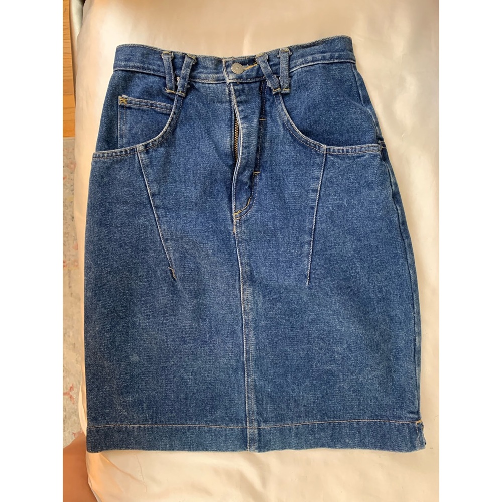 Vintage Denim Skirt